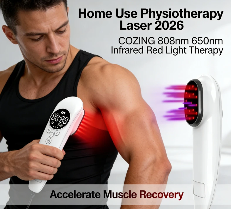 New Design COZING Laser Therapy Device 2026, 808nm Infrared 650nm Red Light Physiotherapy for Home Muscle Back Pain Relief
New Design COZING Laser Therapy Device 2026, 808nm Infrared 650nm Red Light Physiotherapy for Home Muscle Back Pain Relief