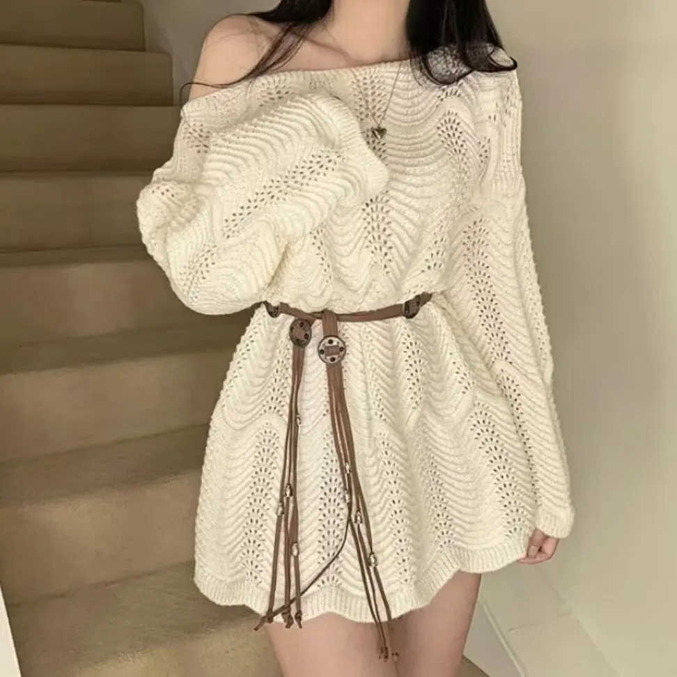Pointelle Sweater for Women Textured Knitted Tunic Top Pullovers Jumper Cozy Knitwear Spring Autumn Boho Chic
Pointelle Sweater for Women Textured Knitted Tunic Top Pullovers Jumper Cozy Knitwear Spring Autumn Boho Chic