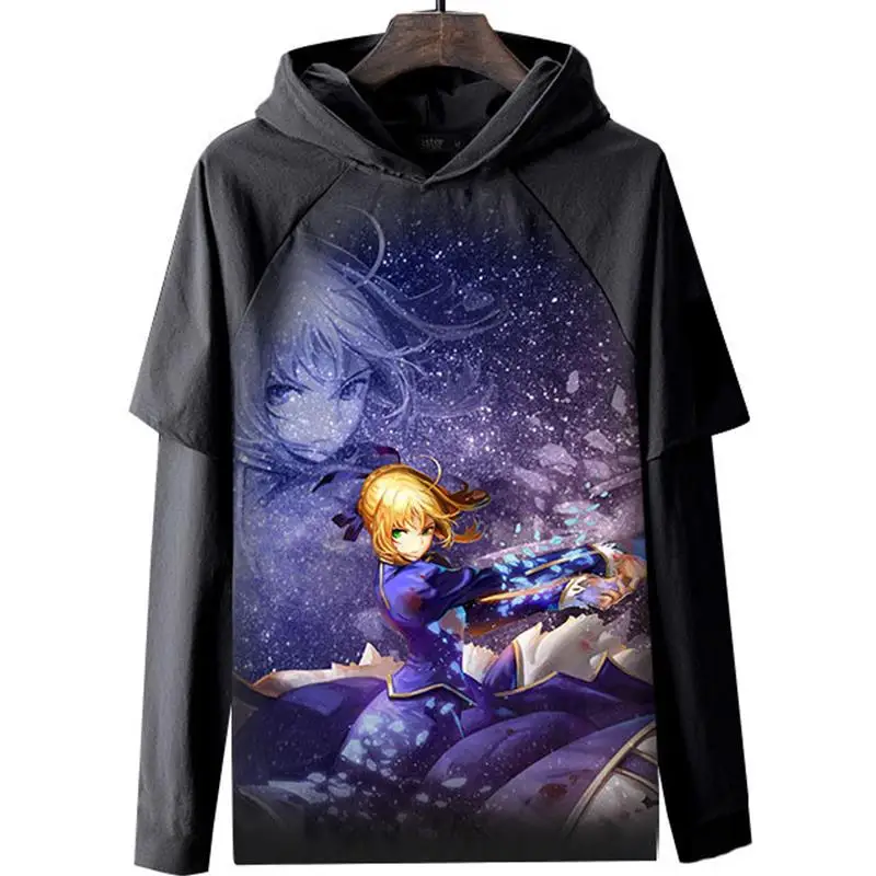 Long Sve 3D Printed T-irt Fate/Stay Night Saber Jeanne D'Arc Wi Cross-Border Hoodie Polyester Fiber ex Summer Casual
Long Sve 3D Printed T-irt Fate/Stay Night Saber Jeanne D'Arc Wi Cross-Border Hoodie Polyester Fiber ex Summer Casual