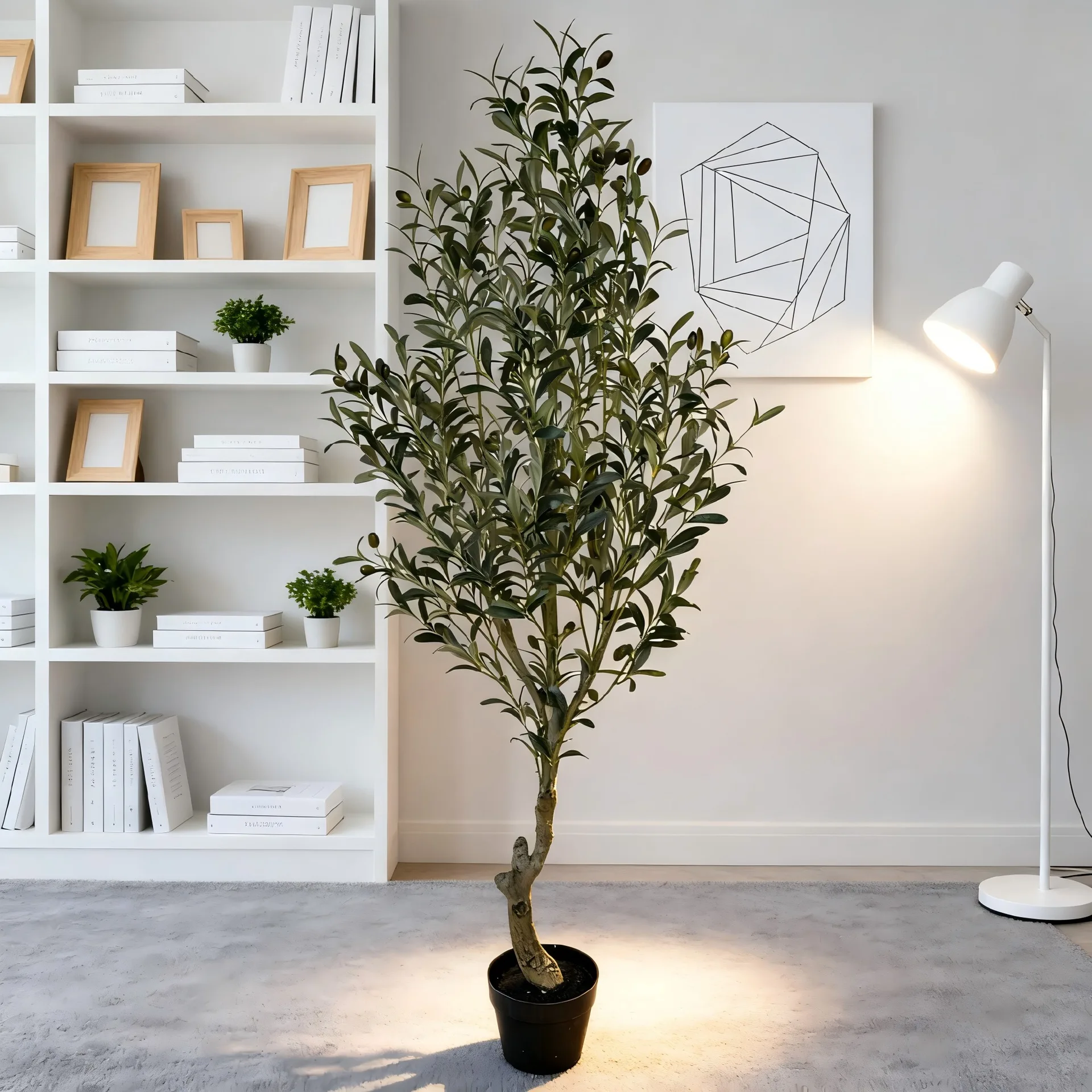 Artificial Olive Tree Faux Plant 180/120/100cm Realistic Wood Trunk Elegant Pot Indoor Outdoor Modern Decor with Faux Fruits
Artificial Olive Tree Faux Plant 180/120/100cm Realistic Wood Trunk Elegant Pot Indoor Outdoor Modern Decor with Faux Fruits