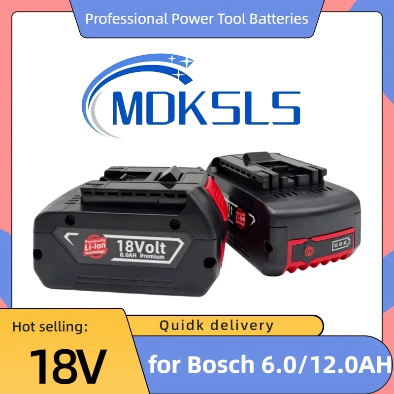 For Bosch 18V 6.0Ah Professional Rechargeable Lithium Battery BAT609, BAT609G, BAT618, BAT618G, BAT614, Fast Charge Charger
For Bosch 18V 6.0Ah Professional Rechargeable Lithium Battery BAT609, BAT609G, BAT618, BAT618G, BAT614, Fast Charge Charger