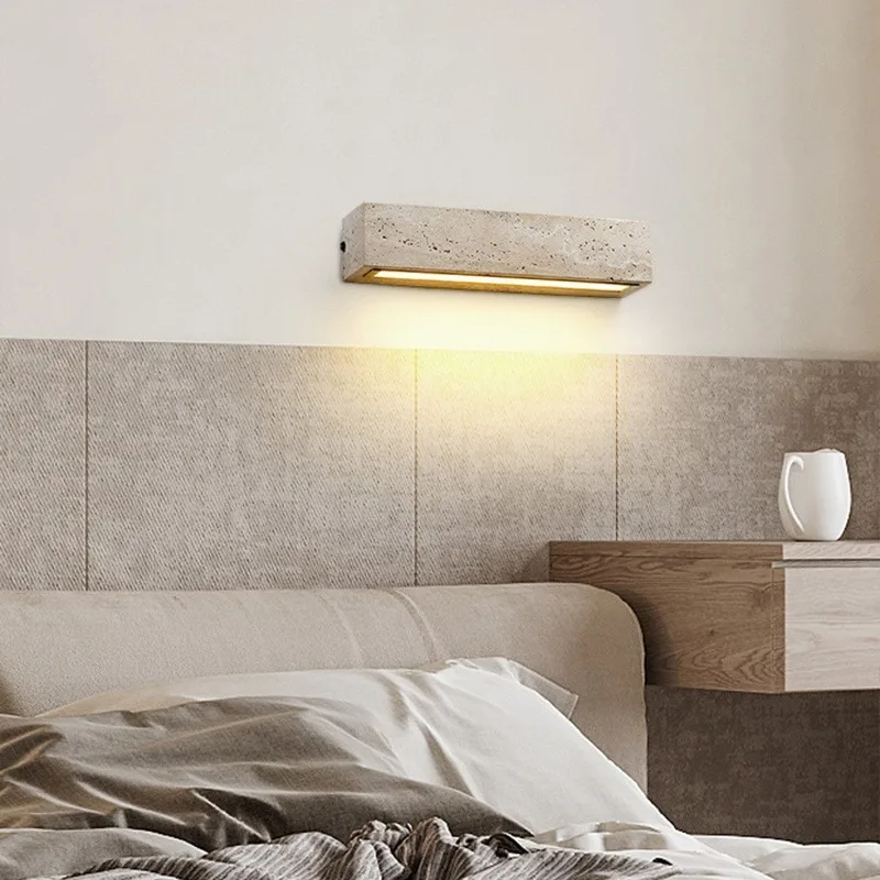 Japanese Wabi Sabi Style Wall Lamp Huangdongshi Lampshade LED Wall Sconces Living Room Homestay Bedroom Home Decor Light Fixture
Japanese Wabi Sabi Style Wall Lamp Huangdongshi Lampshade LED Wall Sconces Living Room Homestay Bedroom Home Decor Light Fixture