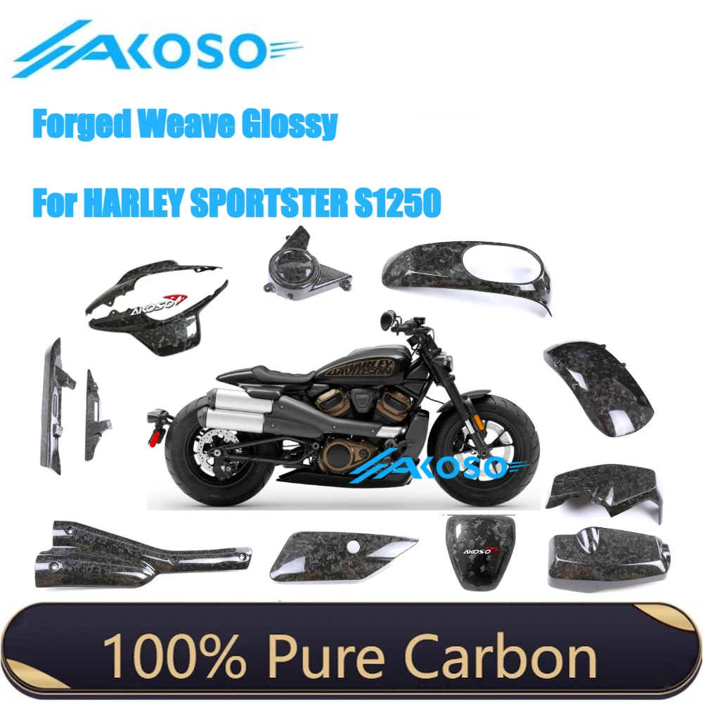 Forged Weave Glossy For Harley Davidson Sportster S 1250 CC RH 2023 2024 2025 100% 3K Full Carbon Fiber Motorcycle Fairings Kit
Forged Weave Glossy For Harley Davidson Sportster S 1250 CC RH 2023 2024 2025 100% 3K Full Carbon Fiber Motorcycle Fairings Kit