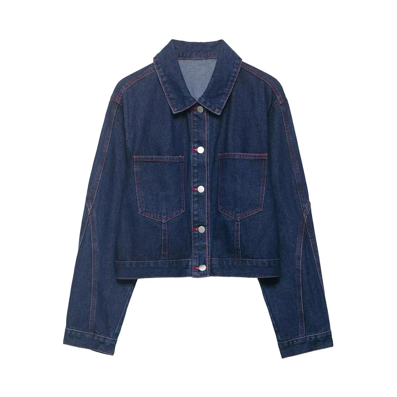 ZHIO Women Fashion With Pockets Denim Blue Single Breasted Jackets Vintage Lapel Neck Long Sleeves Female Chic Lady Outfits
ZHIO Women Fashion With Pockets Denim Blue Single Breasted Jackets Vintage Lapel Neck Long Sleeves Female Chic Lady Outfits