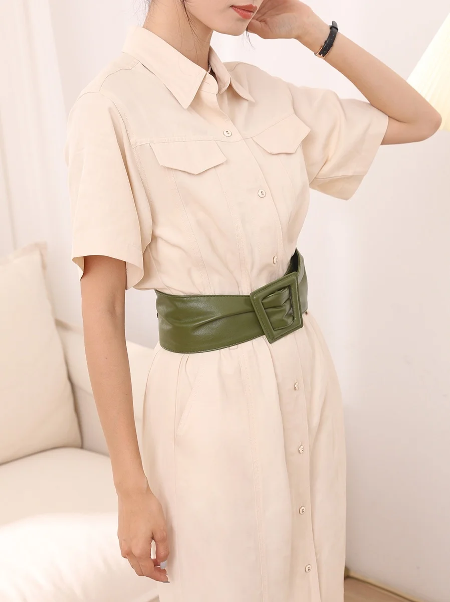 Модная женская летняя юбка миди с эффектом утяжки талии, на одной пуговице, элегантная и стильная
Модная женская летняя юбка миди с эффектом утяжки талии, на одной пуговице, элегантная и стильная