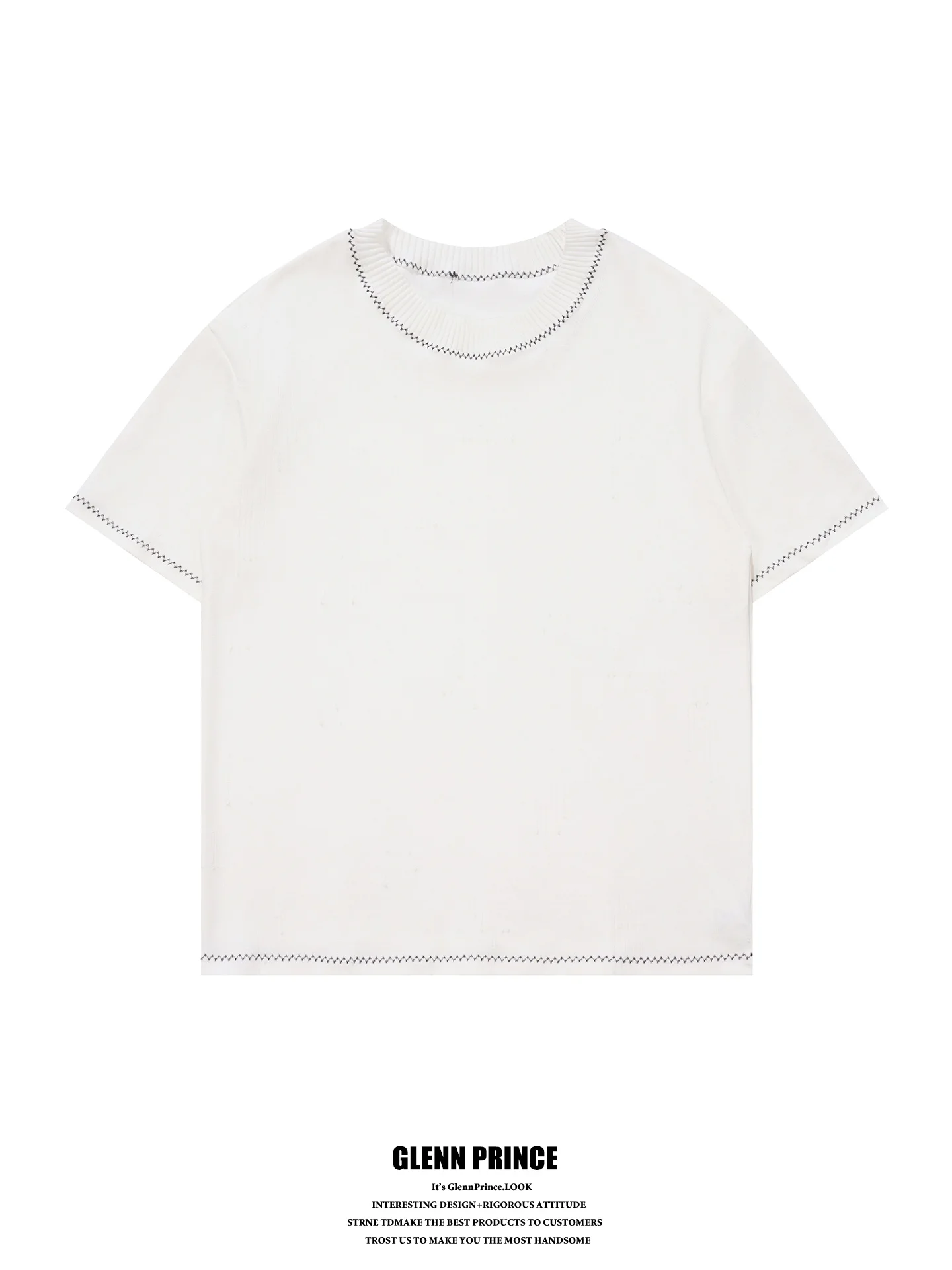 GPstudio American Style Short Sleeve T-Shirt Men's Minimalist Color Block Knitted Top Breathable Casual Versatile Half Sleeve...
GPstudio American Style Short Sleeve T-Shirt Men's Minimalist Color Block Knitted Top Breathable Casual Versatile Half Sleeve...