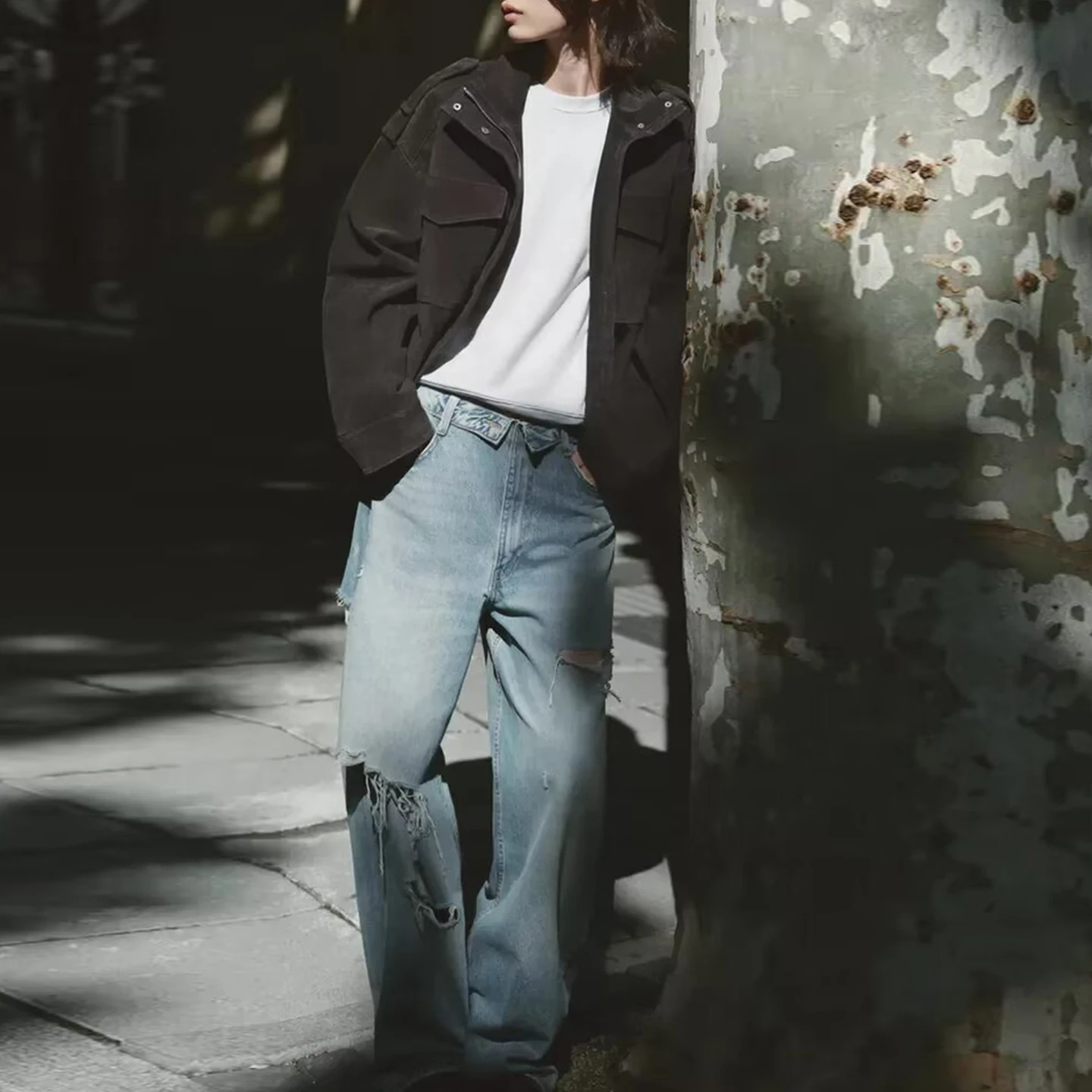 Женские джинсы Z Faion Personali со средней талией и манжетами Ele Sle, женские осенние сезонные микроэластичные джинсы
Женские джинсы Z Faion Personali со средней талией и манжетами Ele Sle, женские осенние сезонные микроэластичные джинсы