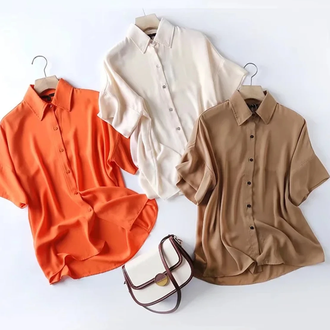 Jenny&Dave Fashion Solid Batwing Shirt Short Sleeve Loose Blouse Women Casual Tops
Jenny&Dave Fashion Solid Batwing Shirt Short Sleeve Loose Blouse Women Casual Tops