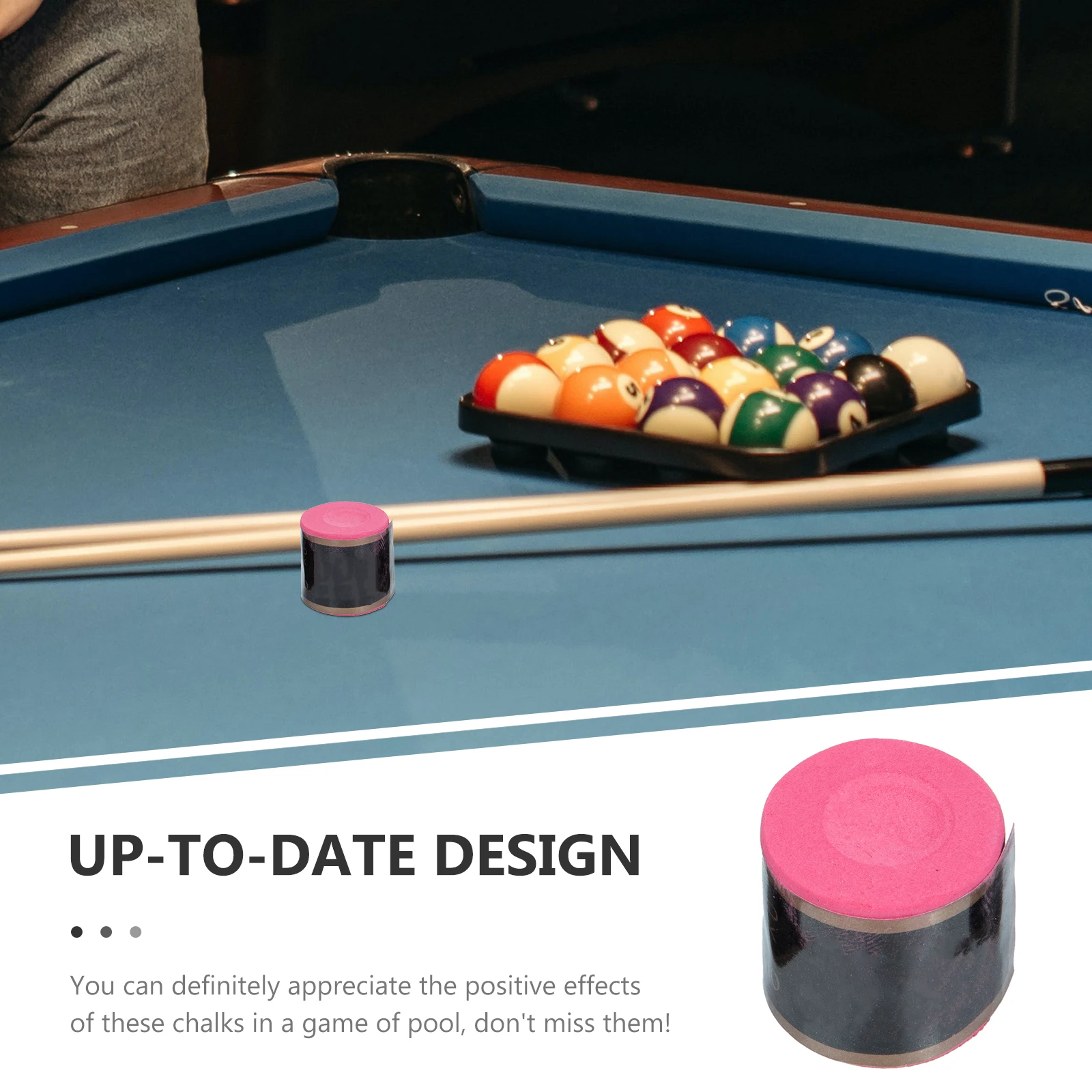 4pcs Pool Cue Chalk for Billiard Sticks Powdered Design Prevent Skidding Improve Hit Rate Accessories Durable Quantity Match
4pcs Pool Cue Chalk for Billiard Sticks Powdered Design Prevent Skidding Improve Hit Rate Accessories Durable Quantity Match
