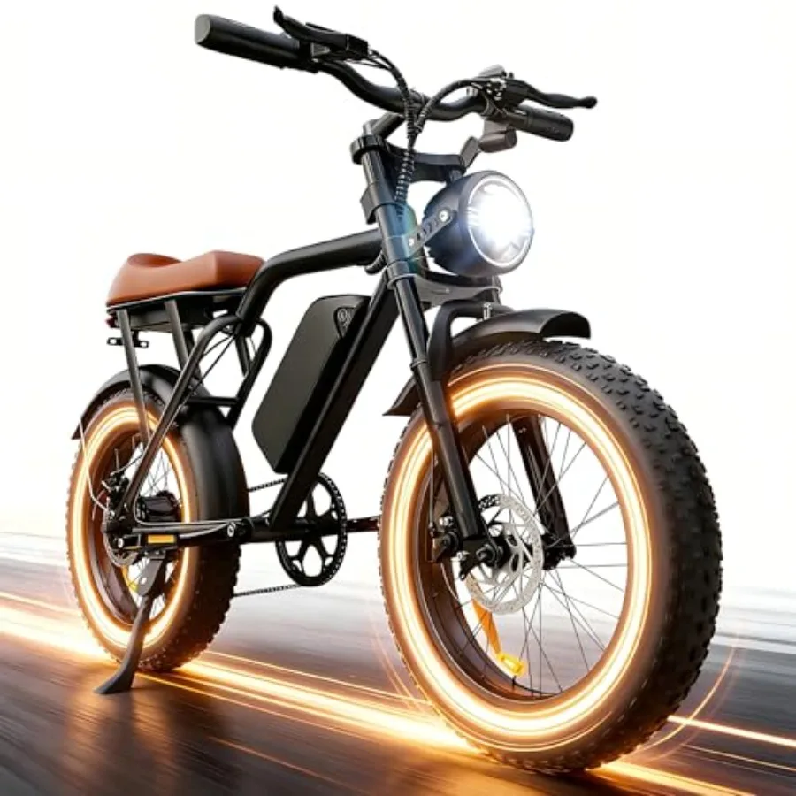 Electric Bike for Adults: 2200W 30/32MPH 75 Miles Range 48V 15.6AH Removable Battery 7-Speed 3 Riding Modes Full Suspension Dua
Electric Bike for Adults: 2200W 30/32MPH 75 Miles Range 48V 15.6AH Removable Battery 7-Speed 3 Riding Modes Full Suspension Dua