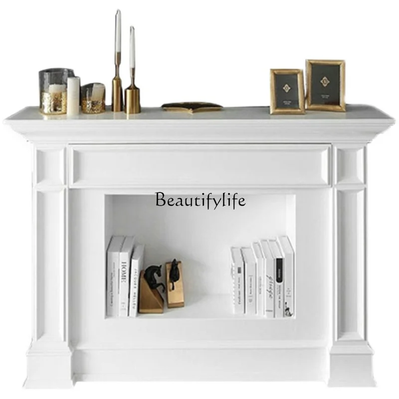American fireplace decorative cabinet European solid wood corridor aisle entrance cabinet
American fireplace decorative cabinet European solid wood corridor aisle entrance cabinet