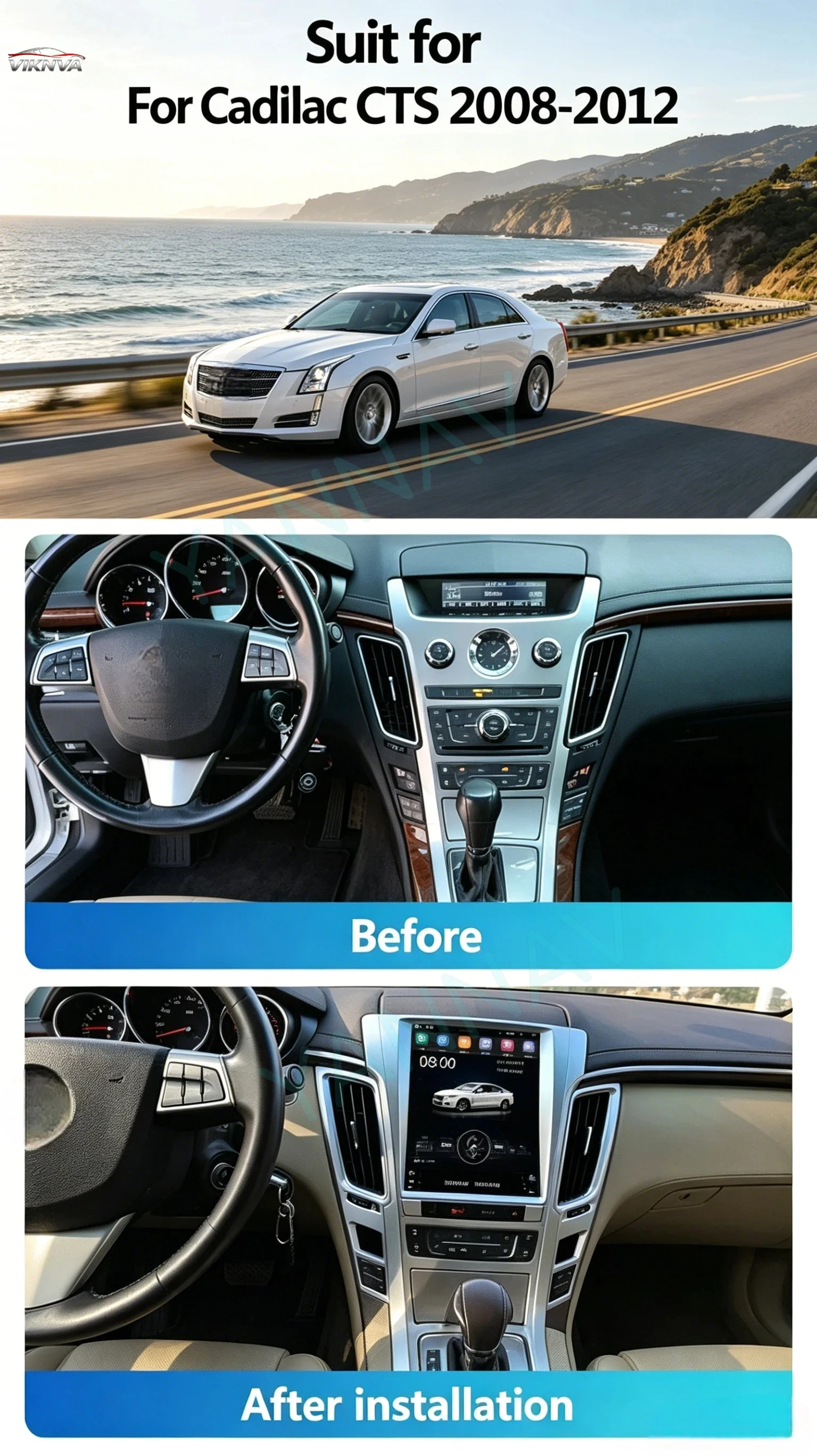 4G WIFI DSP Android 13 Auto Navigation GPS For Cadillac CTS 2007-2012 Car Radio DVD Multimedia Video Player Stereo Carplay
4G WIFI DSP Android 13 Auto Navigation GPS For Cadillac CTS 2007-2012 Car Radio DVD Multimedia Video Player Stereo Carplay