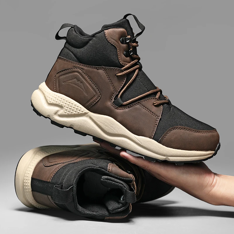 Leather Men's Outdoor Hiking Shoes Tourist Trekking Sneakers Mountain Climbing Trail Jogging Shoes For Men Factory Outlet 39-46
Leather Men's Outdoor Hiking Shoes Tourist Trekking Sneakers Mountain Climbing Trail Jogging Shoes For Men Factory Outlet 39-46