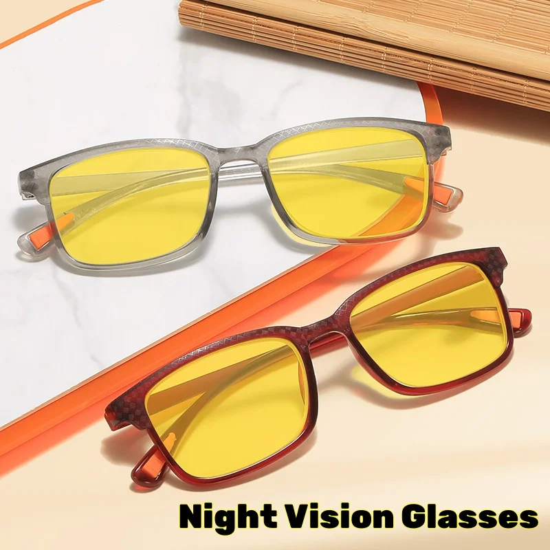 Square Night Vision Glasses for Car Driving Men Women Ultralight UV400 Sunglasses Trendy Blue Light Blocking Glasses Eyewear
Square Night Vision Glasses for Car Driving Men Women Ultralight UV400 Sunglasses Trendy Blue Light Blocking Glasses Eyewear