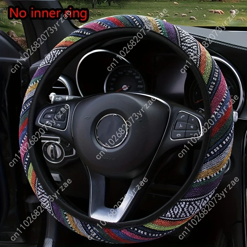Bohemian Style Car Steering Wheels Cover Universal Type Environmental Friendly Comfortablenon-slip Steering Wheel Wrap
Bohemian Style Car Steering Wheels Cover Universal Type Environmental Friendly Comfortablenon-slip Steering Wheel Wrap