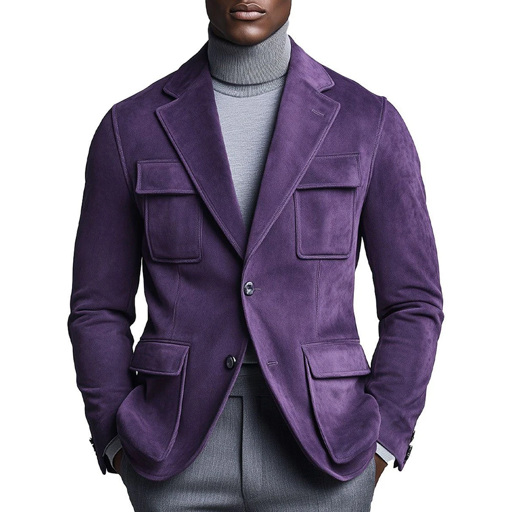 Мужские костюмы Safari: Элегантный приталенный комплект из 2 предметов (пиджак с отложным воротником и брюки), индивидуальный пошив, мужская верхняя одежда
Мужские костюмы Safari: Элегантный приталенный комплект из 2 предметов (пиджак с отложным воротником и брюки), индивидуальный пошив, мужская верхняя одежда