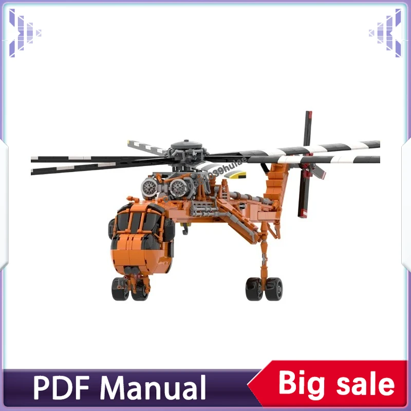 Конструктор S-64 Skycrane: Промышленный транспортный вертолет MOC, реалистичная модель крупногабаритного грузового самолета для коллекционеров и декора
Конструктор S-64 Skycrane: Промышленный транспортный вертолет MOC, реалистичная модель крупногабаритного грузового самолета для коллекционеров и декора