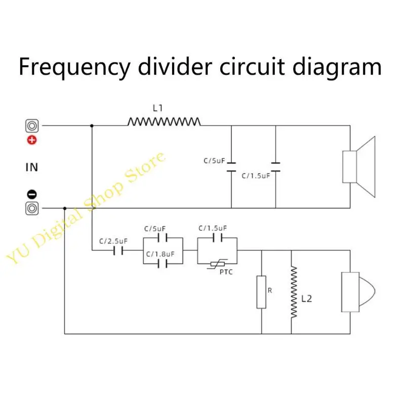 96BA 450W Speaker Frequency Divider Board, Treble/Bass 2 Unit Frequency Divider
96BA 450W Speaker Frequency Divider Board, Treble/Bass 2 Unit Frequency Divider