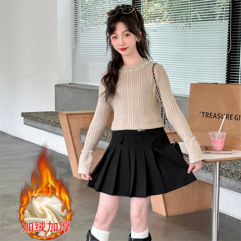 Kids Knit Jacket For Girls Cardigan Sweater Beading Toddler Baby Pricess Knitwear Spring Autumn Plush Children Clothing TR332
Kids Knit Jacket For Girls Cardigan Sweater Beading Toddler Baby Pricess Knitwear Spring Autumn Plush Children Clothing TR332