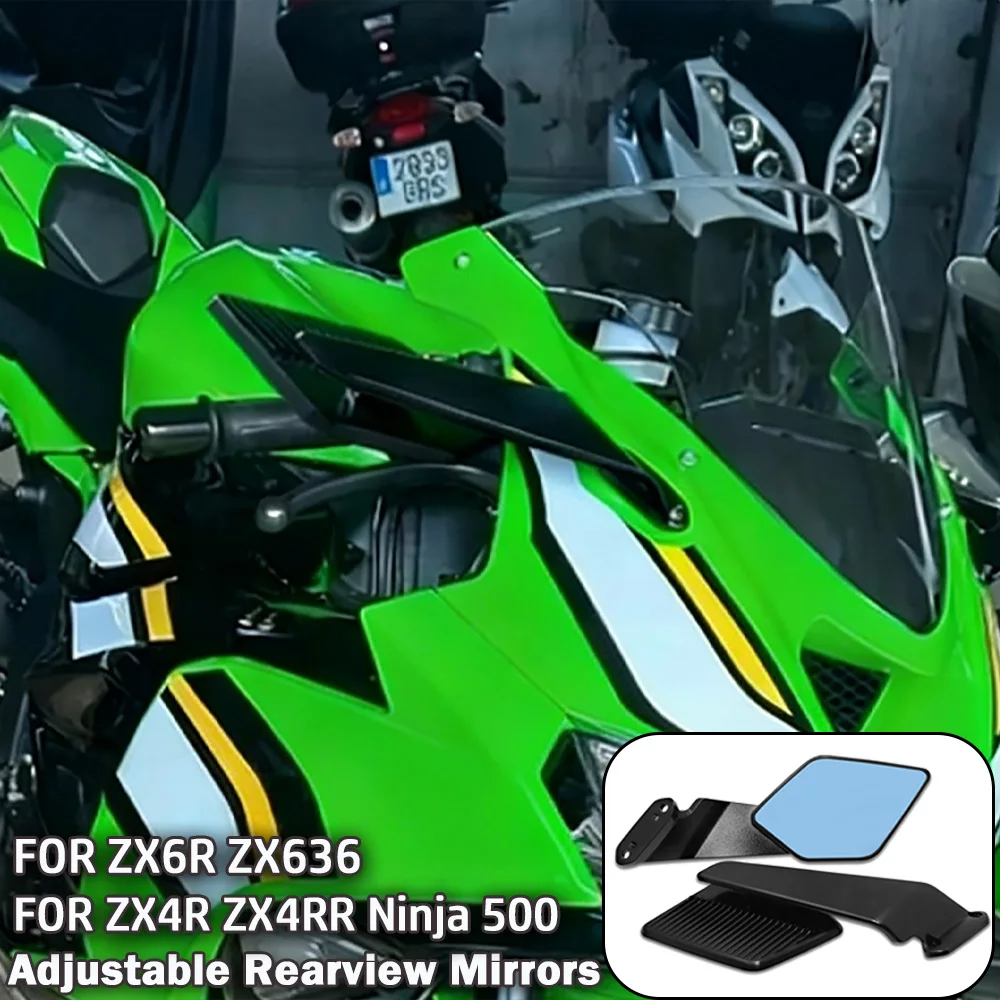 For Ninja ZX4R ZX4RR ZX6R Ninja 636 ninja 500 Motorcycle Mirror Modified Wind Wing Rotating Rearview Mirror Side View Mirror
For Ninja ZX4R ZX4RR ZX6R Ninja 636 ninja 500 Motorcycle Mirror Modified Wind Wing Rotating Rearview Mirror Side View Mirror