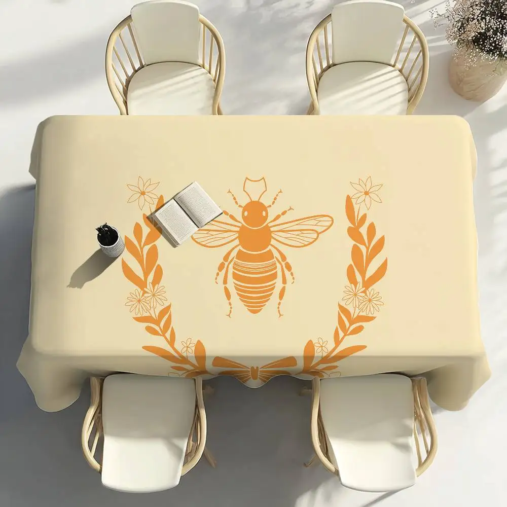 Ботаническая скатерть с пчелой, декор для вечеринки, столовая, дома, кухни, патио, водонепроницаемая, устойчивая к пятнам скатерть
Ботаническая скатерть с пчелой, декор для вечеринки, столовая, дома, кухни, патио, водонепроницаемая, устойчивая к пятнам скатерть
