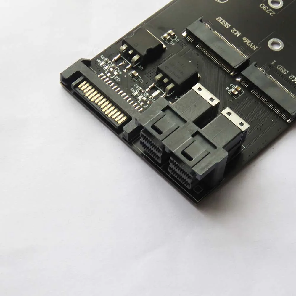 NEW U.2 to NVMe M.2 NGFF SSD Convert Card Adapter 2 Port SFF-8643 Adapter Riser Card SFF-8643 U.2 to Dual M-Key NVME M2 NGFF SSD
NEW U.2 to NVMe M.2 NGFF SSD Convert Card Adapter 2 Port SFF-8643 Adapter Riser Card SFF-8643 U.2 to Dual M-Key NVME M2 NGFF SSD