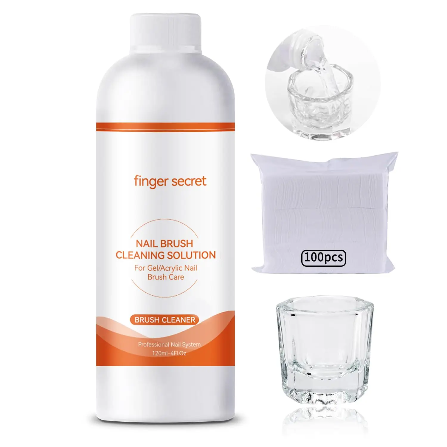Nail Brush Cleaner Kit - Quickly Clean & Restore Gel Nail Brushes with Glass Cup & 100 Pads, 4 Fl Oz for Salon Home Use
Nail Brush Cleaner Kit - Quickly Clean & Restore Gel Nail Brushes with Glass Cup & 100 Pads, 4 Fl Oz for Salon Home Use