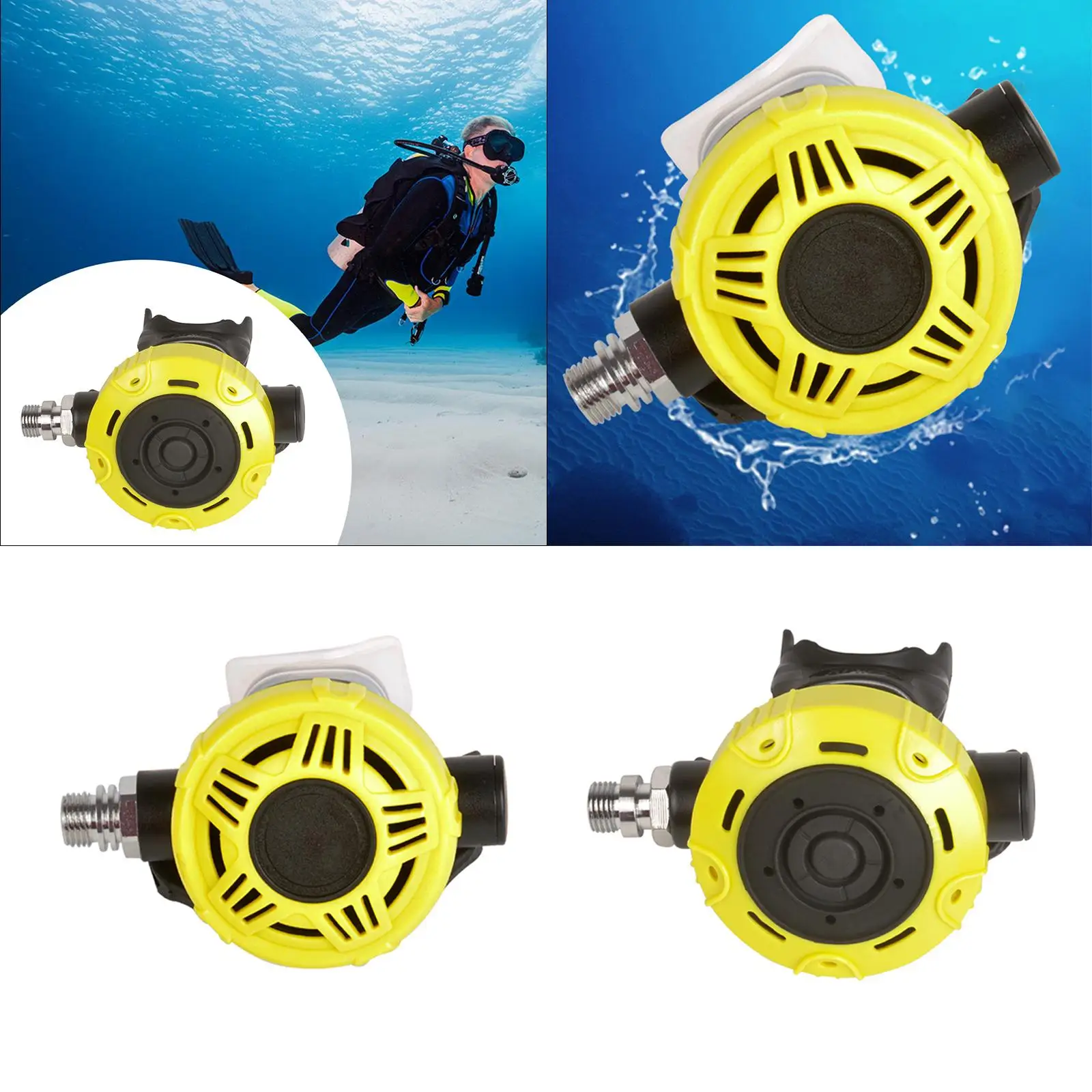 Регулятор второй ступени для подводного плавания. Удобный профессиональный легкий эргономичный дизайн. Запасные части для экстренных случаев. Желтый цвет.
Регулятор второй ступени для подводного плавания. Удобный профессиональный легкий эргономичный дизайн. Запасные части для экстренных случаев. Желтый цвет.