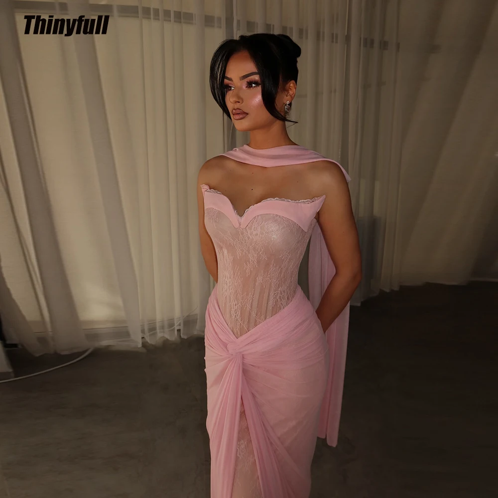 Thinyfull Mermaid Lace/Chiffon Prom Dress 2026 Sweetheart Sleeveless Evening Dresses Long Party Gown Robe De Soirée Customized
Thinyfull Mermaid Lace/Chiffon Prom Dress 2026 Sweetheart Sleeveless Evening Dresses Long Party Gown Robe De Soirée Customized