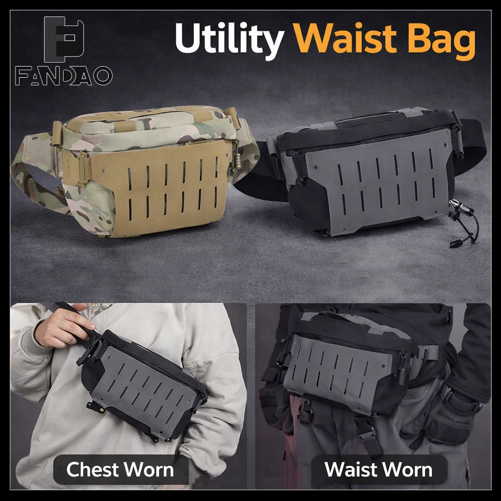 Tactical Waist Bag MOLLE Unisex Utility EDC Chest Pack Adjustable Multi-Function Storage Belt Pouch for CS Sport Travel Hiking
Tactical Waist Bag MOLLE Unisex Utility EDC Chest Pack Adjustable Multi-Function Storage Belt Pouch for CS Sport Travel Hiking
