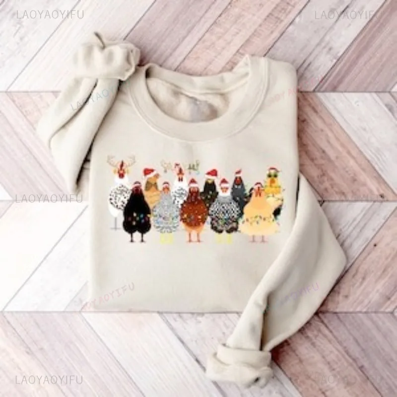 Christmas Chickens Sweatshirt Christmas Farm Animals Sports Wear Christmas Holiday Sweatshirt Gift Personalized Clothing
Christmas Chickens Sweatshirt Christmas Farm Animals Sports Wear Christmas Holiday Sweatshirt Gift Personalized Clothing