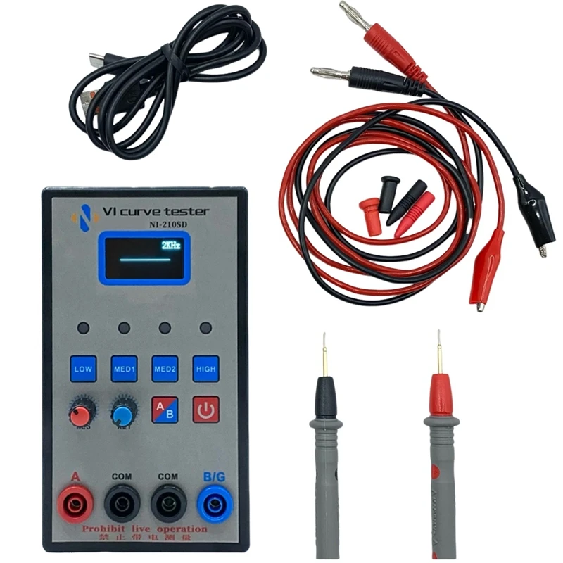 VI Curve Tester 1.3 Inch Display Dual Channel Automotive Diagnostic Inspection Tool for Circuit Board Test Repair
VI Curve Tester 1.3 Inch Display Dual Channel Automotive Diagnostic Inspection Tool for Circuit Board Test Repair