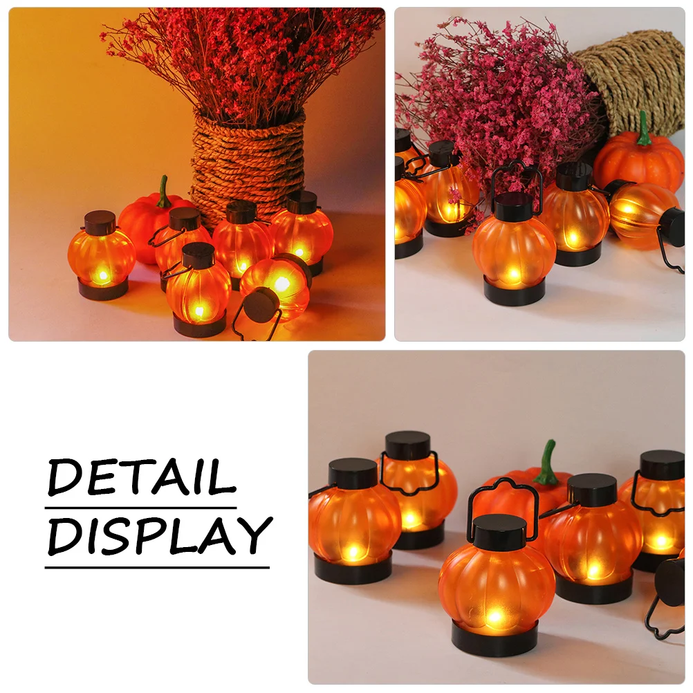6PCS Halloween Pumpkin Lantern Plastic Flameless Night Light Party nament Desktop Decor LED C Safe Materials 
6PCS Halloween Pumpkin Lantern Plastic Flameless Night Light Party nament Desktop Decor LED C Safe Materials