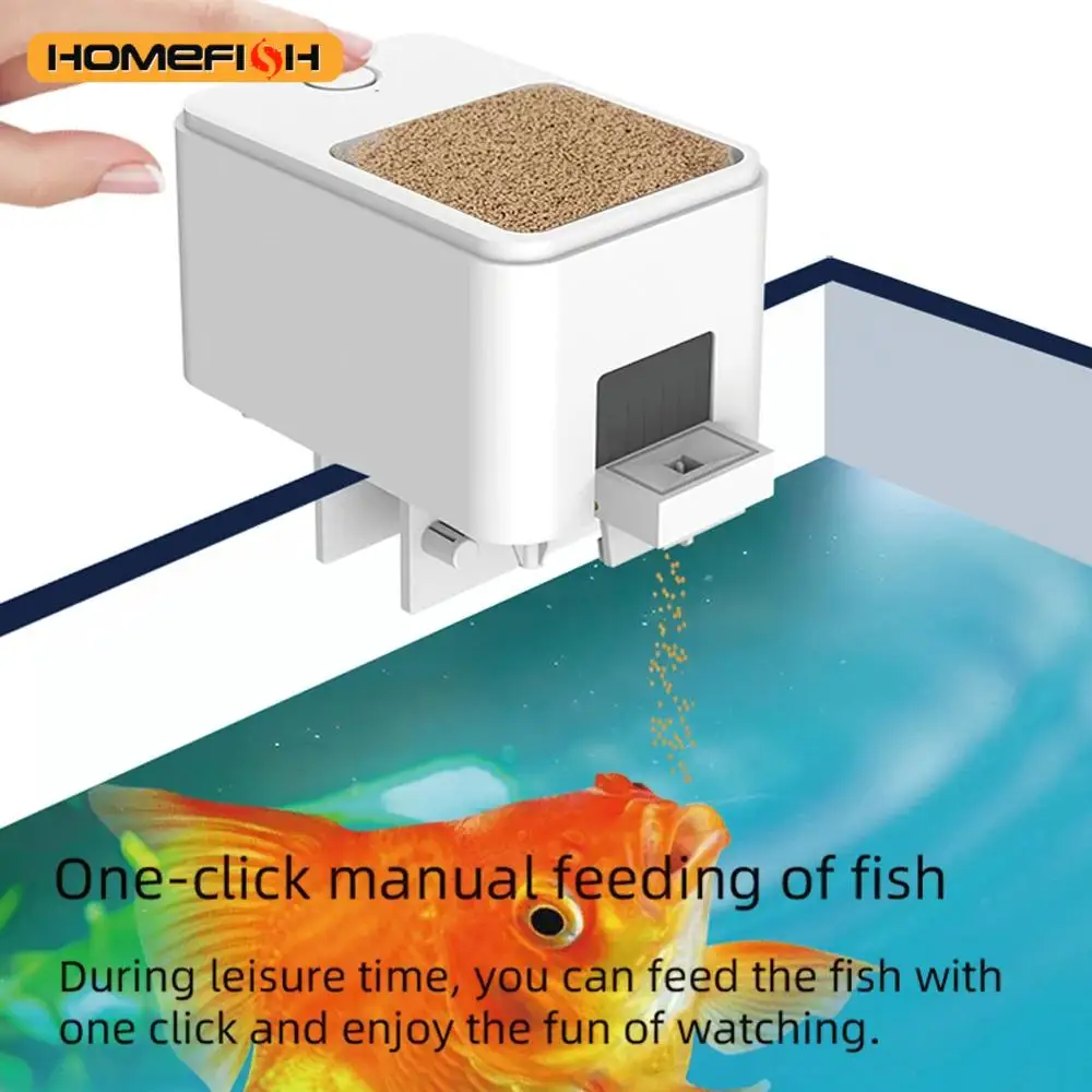 WiFi Smart Automatic Feeder Aquarium Goldfish Timing Feeder 100ML Large Capacity APP Control Feeding Records Remind Fish Feeder
WiFi Smart Automatic Feeder Aquarium Goldfish Timing Feeder 100ML Large Capacity APP Control Feeding Records Remind Fish Feeder
