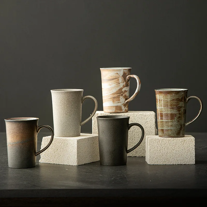KuBac HoMmi New INS Stone Tool Handmade Japanese Retro Coffee Cup Afternoon Tea Ceramic Cup Retro Mark Cup
KuBac HoMmi New INS Stone Tool Handmade Japanese Retro Coffee Cup Afternoon Tea Ceramic Cup Retro Mark Cup