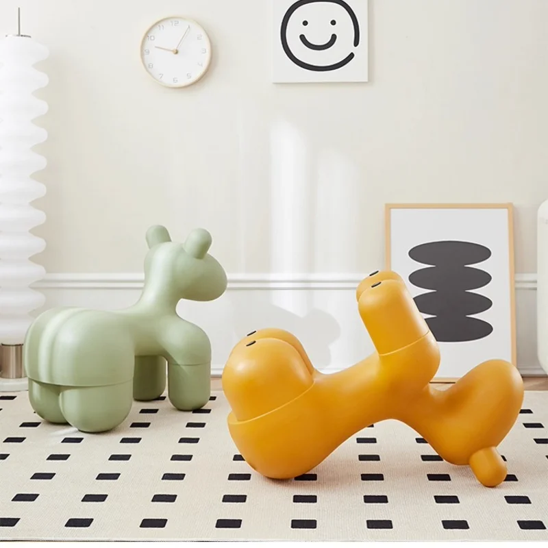 Nordic Style Stools Chairs Multiple Colors Creative Animal Stool Living Room Cartoon Seats Ottomans Home Furniture PE Material
Nordic Style Stools Chairs Multiple Colors Creative Animal Stool Living Room Cartoon Seats Ottomans Home Furniture PE Material