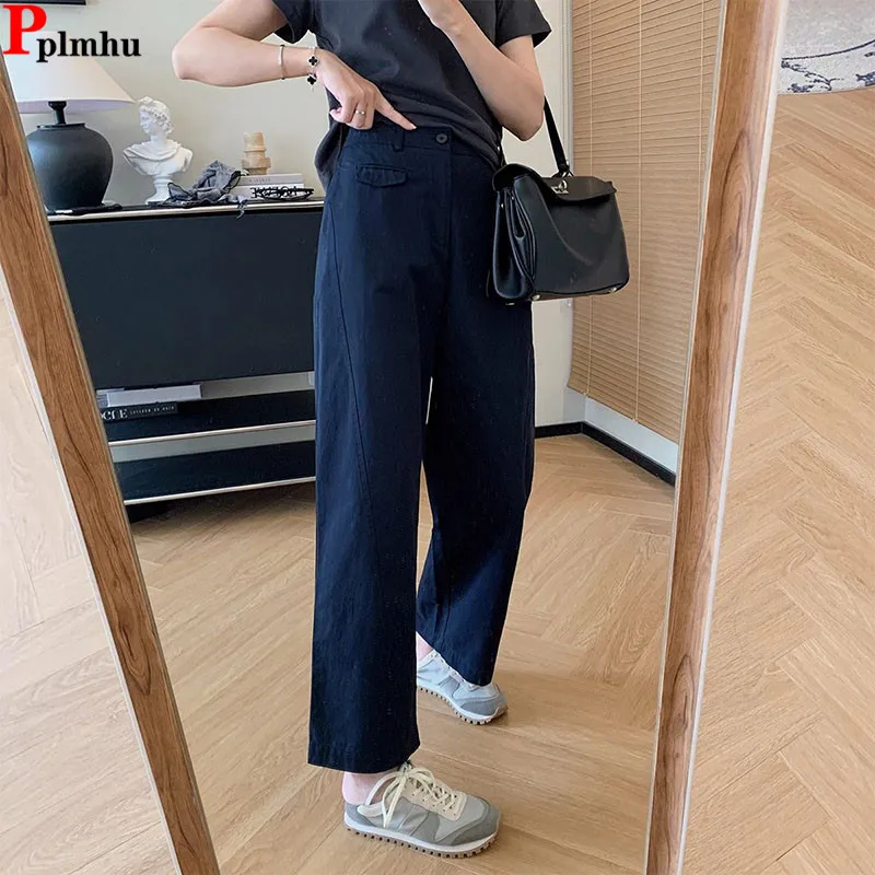 Classic Baggy Straight Cargo Pants Korean Loose Casual Pantalones Fahsion Spodnie High Waist Spring Fall Women Wide Leg Calca
Classic Baggy Straight Cargo Pants Korean Loose Casual Pantalones Fahsion Spodnie High Waist Spring Fall Women Wide Leg Calca