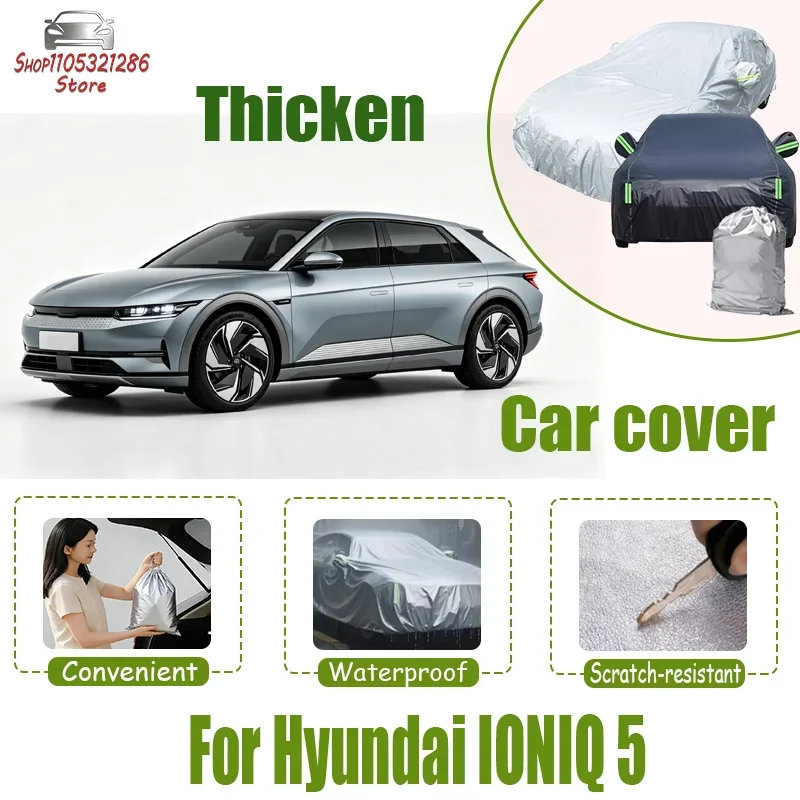 Suitable for Hyundai IONIQ 5 Outdoor Complete Car Cover - Waterproof and Snowproof Sun Visor Car Protection Accessories
Suitable for Hyundai IONIQ 5 Outdoor Complete Car Cover - Waterproof and Snowproof Sun Visor Car Protection Accessories