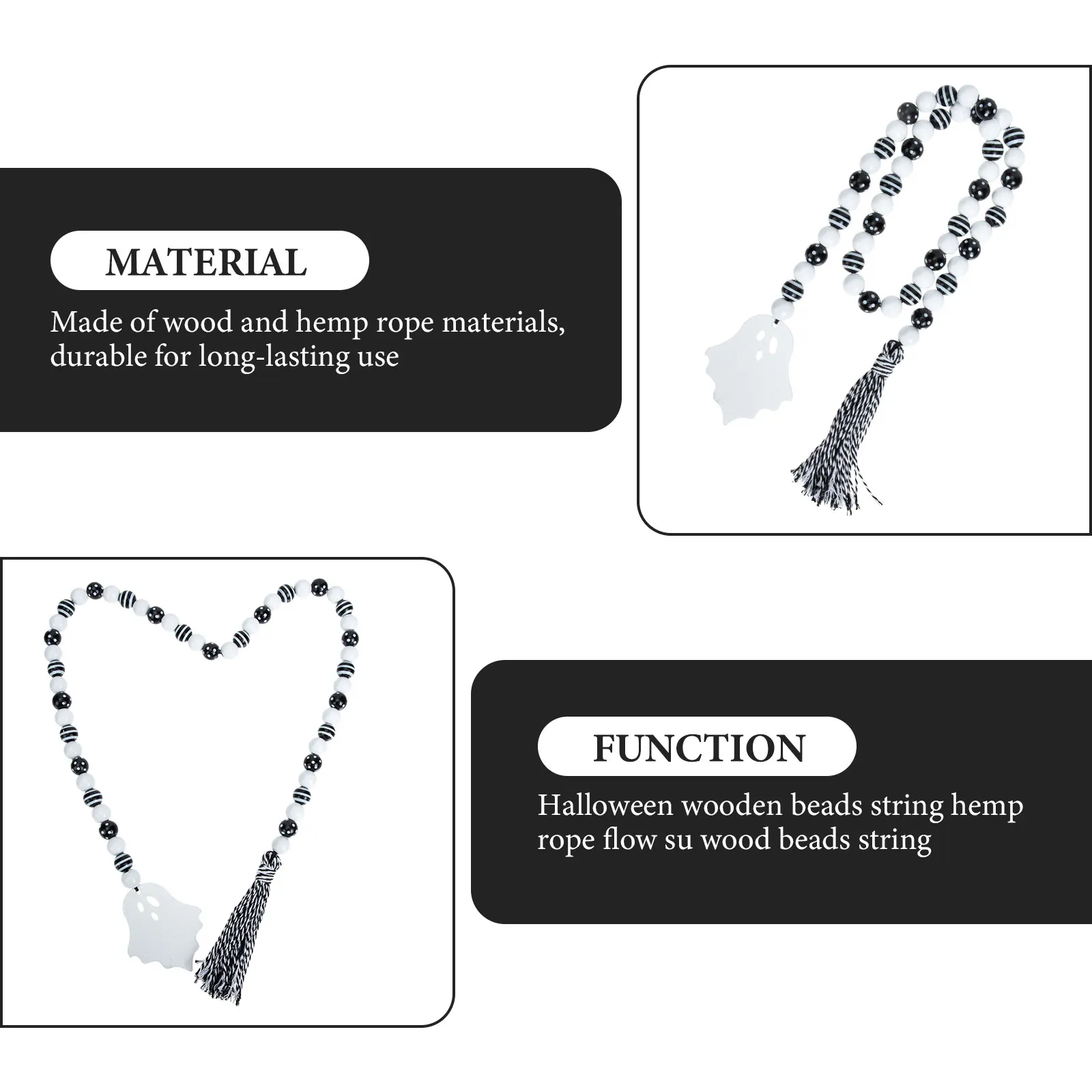 Decor Beads with Tassel Beaded Hanging Halloween Pendant Beading Ornament Decorations
Decor Beads with Tassel Beaded Hanging Halloween Pendant Beading Ornament Decorations