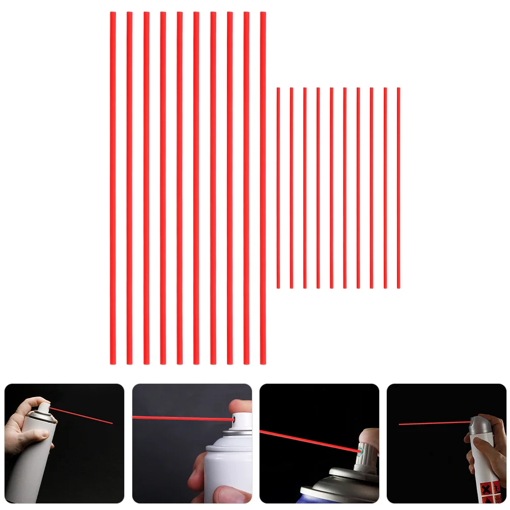 20 Pcs Rust Remover Accessories Sprayer Can Tube Bulk Nozzle Red Extension Plastic Replacement Tips
20 Pcs Rust Remover Accessories Sprayer Can Tube Bulk Nozzle Red Extension Plastic Replacement Tips