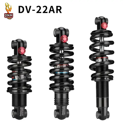 DNM DV22AR Spring Bike Shock Absorber Hydraulic with Damping Adjust 125/150/190/200MM For Mountain Bicycle Rear shock