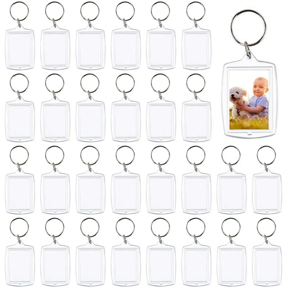 Clear Acrylic Keychains for Photos, Blank or Custom, Passport Size, 1.57x2.36
Clear Acrylic Keychains for Photos, Blank or Custom, Passport Size, 1.57x2.36