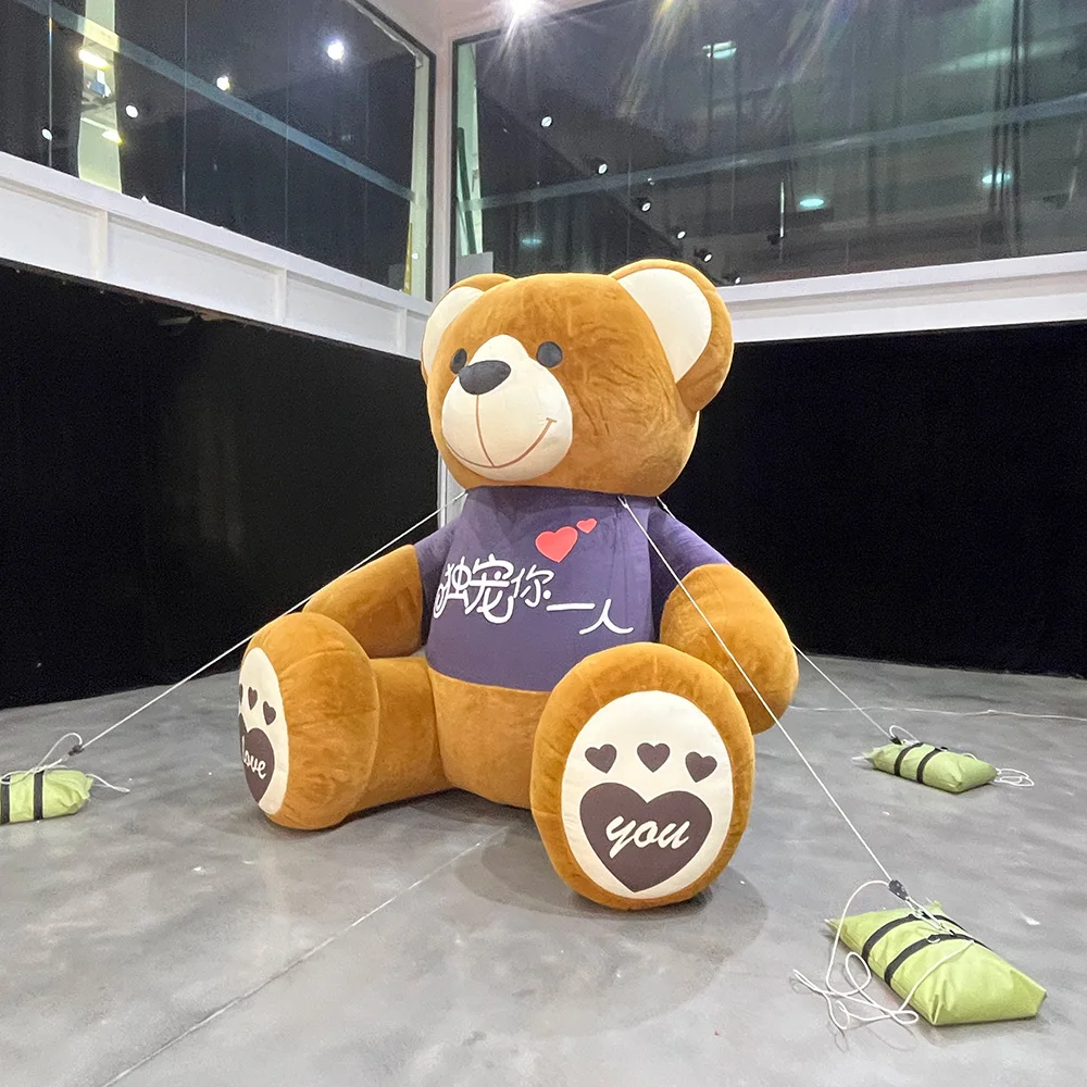 Custom Inflatable Teddy Bear 2.6m PVC Oxford Plush Advertising Inflatable Bear Giant Inflatable Mascot Teddy Bear Cartoon Model
Custom Inflatable Teddy Bear 2.6m PVC Oxford Plush Advertising Inflatable Bear Giant Inflatable Mascot Teddy Bear Cartoon Model