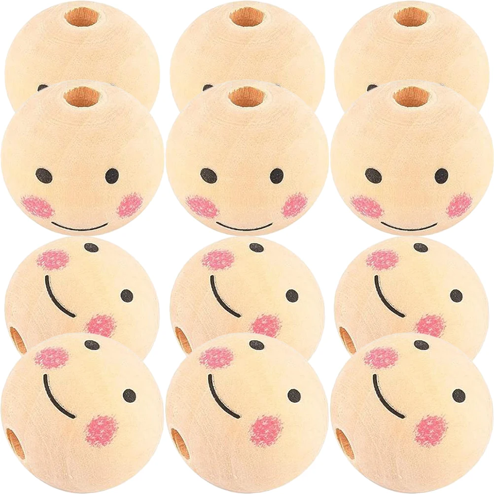 50 Pcs Jewelry Children's Beading Beads Making Accessories Smiling Face Round with Faces
50 Pcs Jewelry Children's Beading Beads Making Accessories Smiling Face Round with Faces