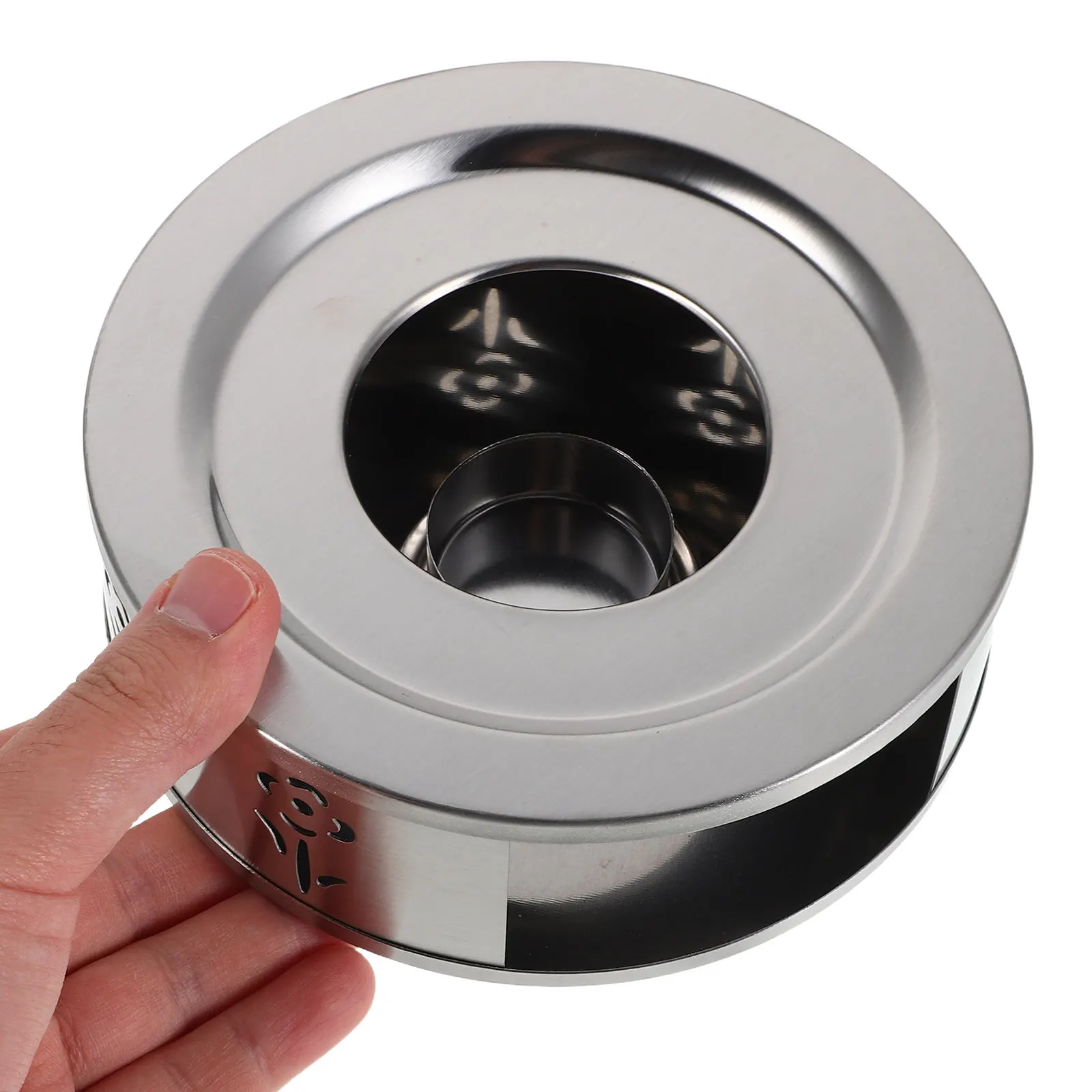 Stainless Steel Teapot Warmer Floral Pattern Quick Heat Tea Heater Stand for Camping Family Gathering Warm Tea Base Coffee Pot
Stainless Steel Teapot Warmer Floral Pattern Quick Heat Tea Heater Stand for Camping Family Gathering Warm Tea Base Coffee Pot