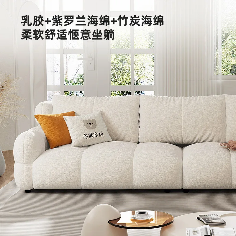 Кремовый ветер Puff Marshmallow Cat Scratch Французский стиль Гостиная Прямой ряд Современный простой облачный тканевый диван
Кремовый ветер Puff Marshmallow Cat Scratch Французский стиль Гостиная Прямой ряд Современный простой облачный тканевый диван