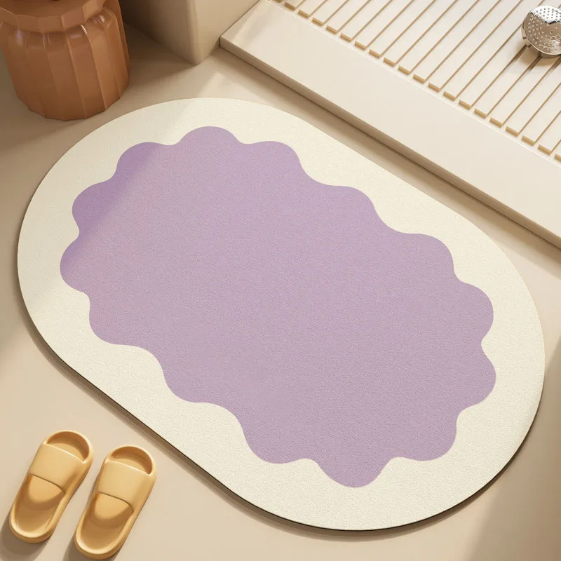 Dopamine cream wind diatom mud bathroom absorbent floor mat toilet door non-slip stepping foot pad quick drying pad
Dopamine cream wind diatom mud bathroom absorbent floor mat toilet door non-slip stepping foot pad quick drying pad