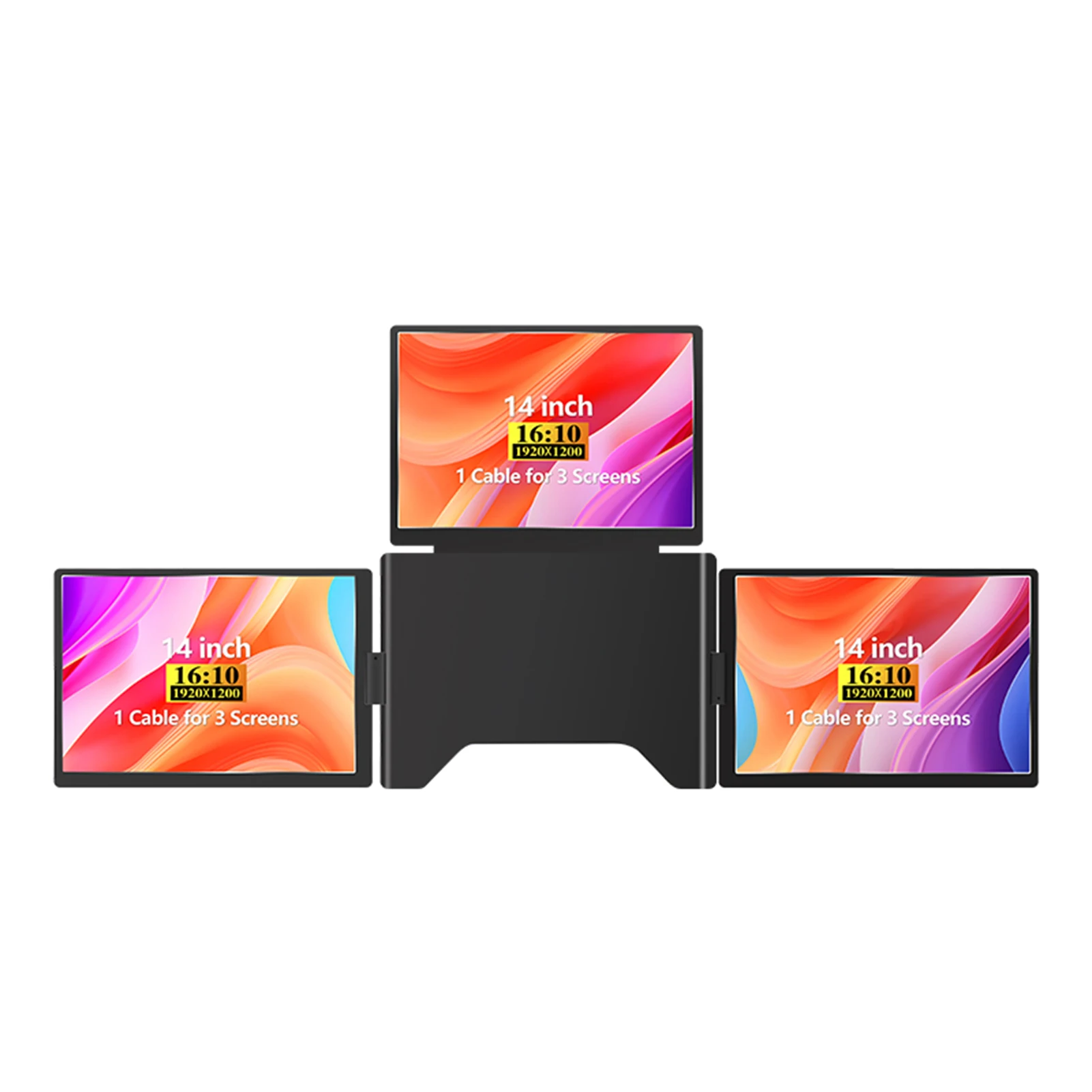 14-дюймовый удлинитель экрана ноутбука 1200P 16:10, портативный четырехканальный монитор, 1 кабель для 3 экранов, складной удлинитель монитора для ноутбуков 12-17,3 дюйма
14-дюймовый удлинитель экрана ноутбука 1200P 16:10, портативный четырехканальный монитор, 1 кабель для 3 экранов, складной удлинитель монитора для ноутбуков 12-17,3 дюйма