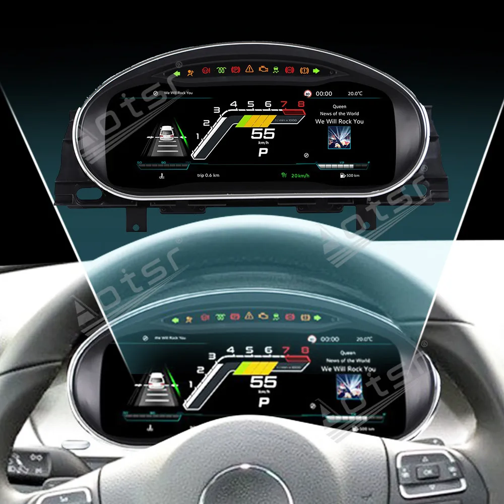 Car LCD Digital Cluster For Volkswagen CC Passat Magotan B7 2012-2018 Dashboard Virtual Cockpit Instrument Auto Speed Meter HD
Car LCD Digital Cluster For Volkswagen CC Passat Magotan B7 2012-2018 Dashboard Virtual Cockpit Instrument Auto Speed Meter HD
