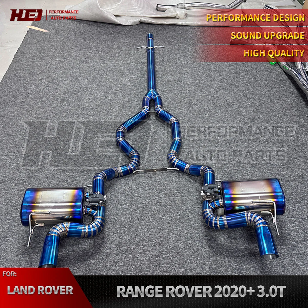 For Land Rover/Range Rover Sport V6 3.0T 2013-2019 Titanium Alloy Catback Exhaust System Polished Surface
For Land Rover/Range Rover Sport V6 3.0T 2013-2019 Titanium Alloy Catback Exhaust System Polished Surface
